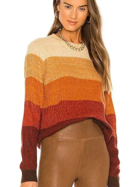 Stitches & Stripes Sweaters - Stitches & Stripes | Marli Pullover in Amber Combo | Small